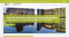 Desktop Screenshot of bioenergie.de